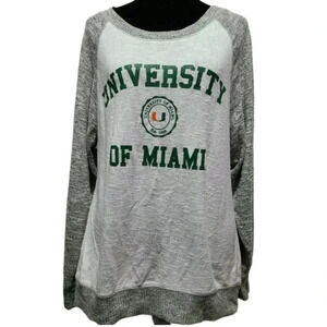 Chicka-d Women's University Of Miami Sweatshirt 